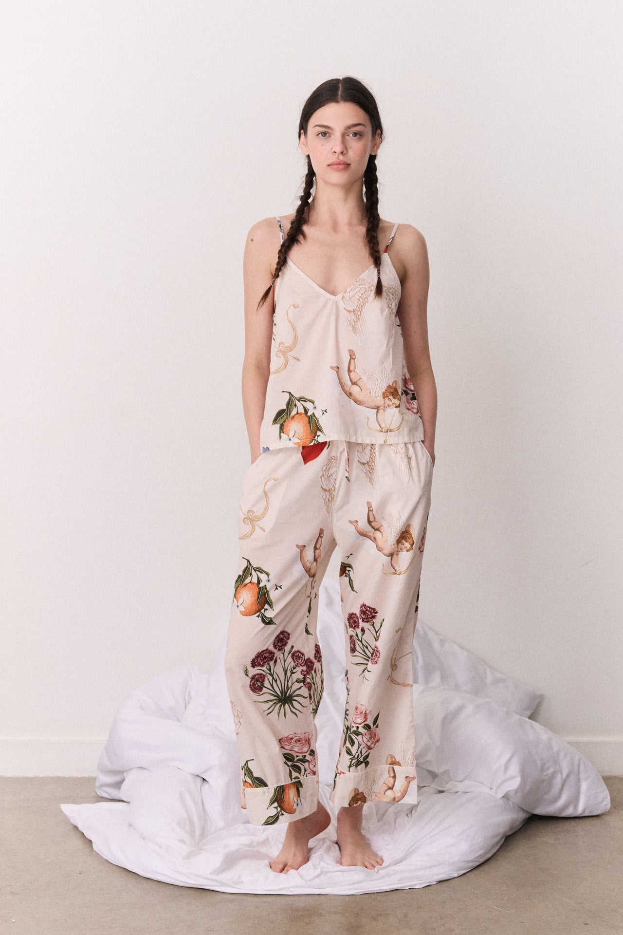 Cami & Wide Leg Primavera Cream
