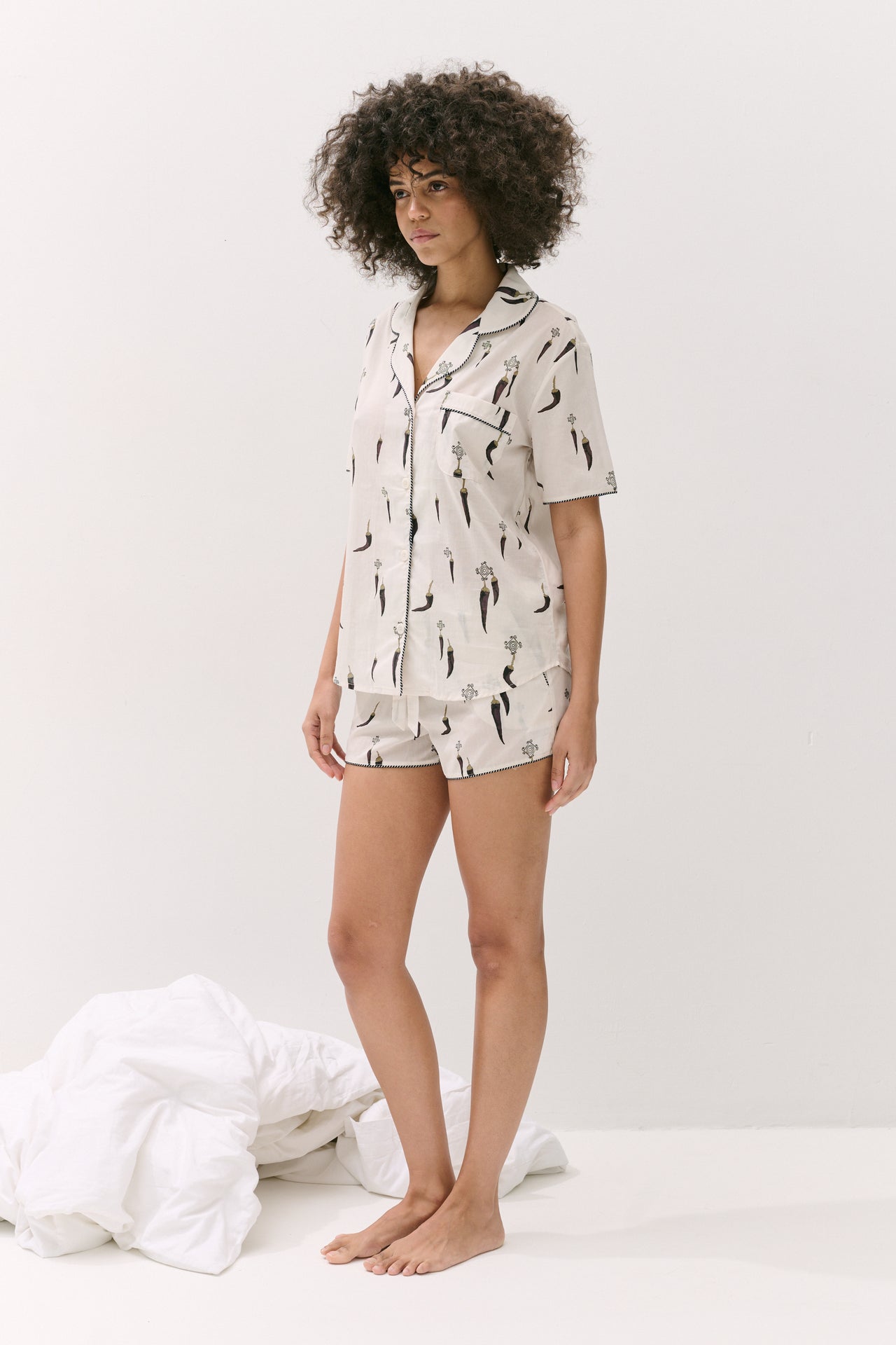 Short Pyjama Set Picante Cream
