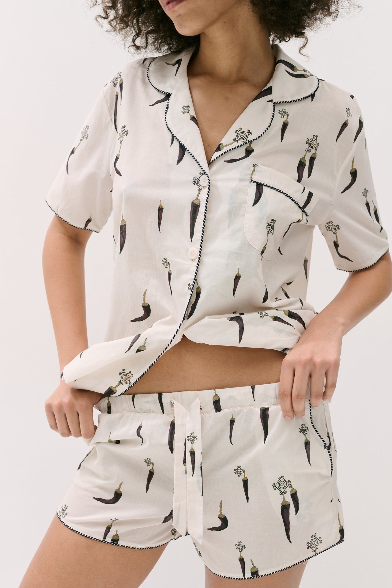 Short Pyjama Set Picante Cream
