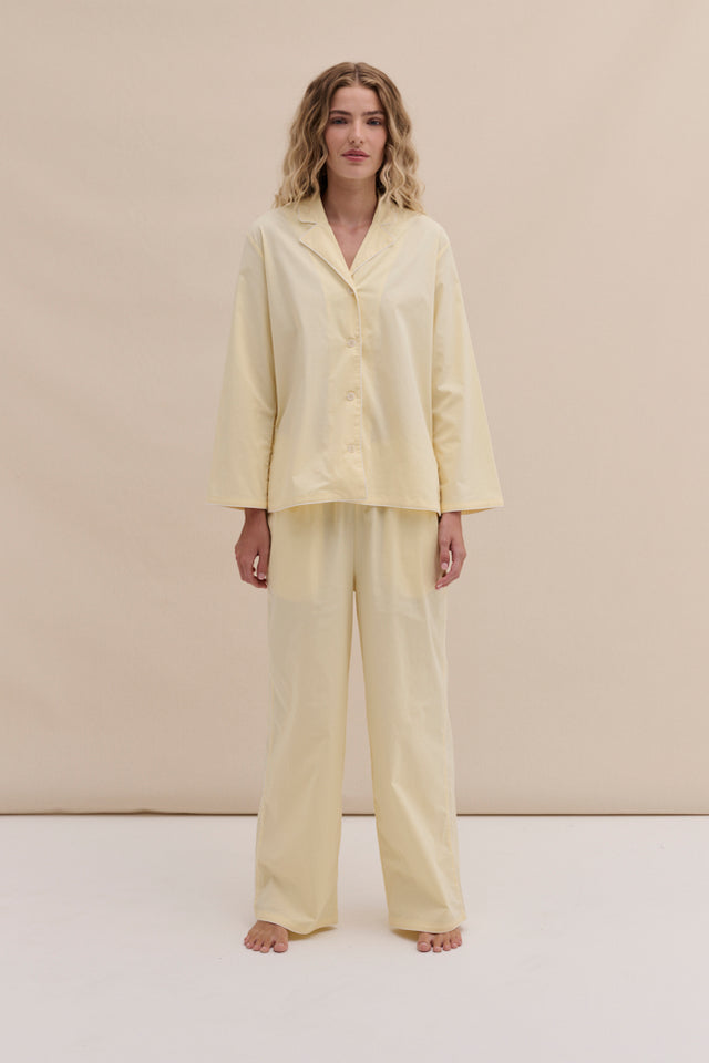 402 Long Pyjama Set Yellow
