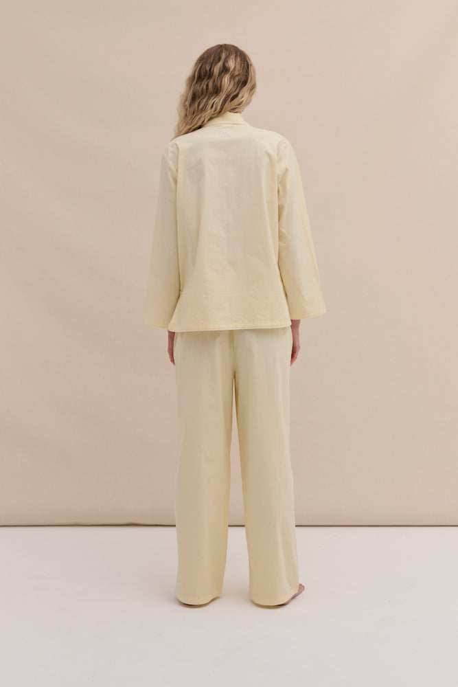 402 Long Pyjama Set Yellow